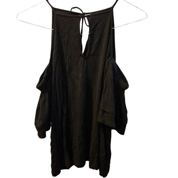 American Eagle Soft & Sexy Black Off The Shoulders Blouse Top Size M - Picture 1 of 5